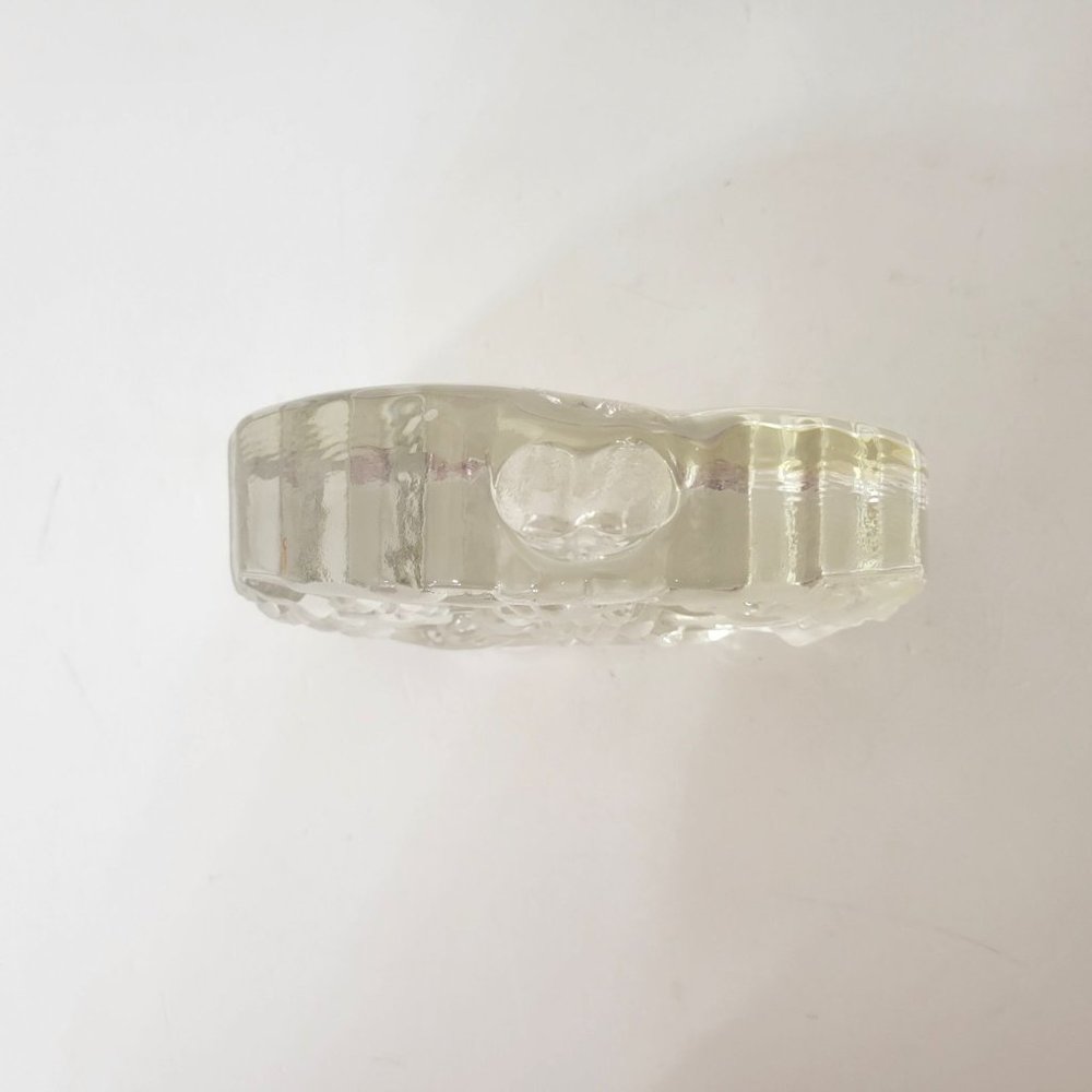 Walther Glas German Glass Candleholder with Pine Trees - Picture 4 of 7